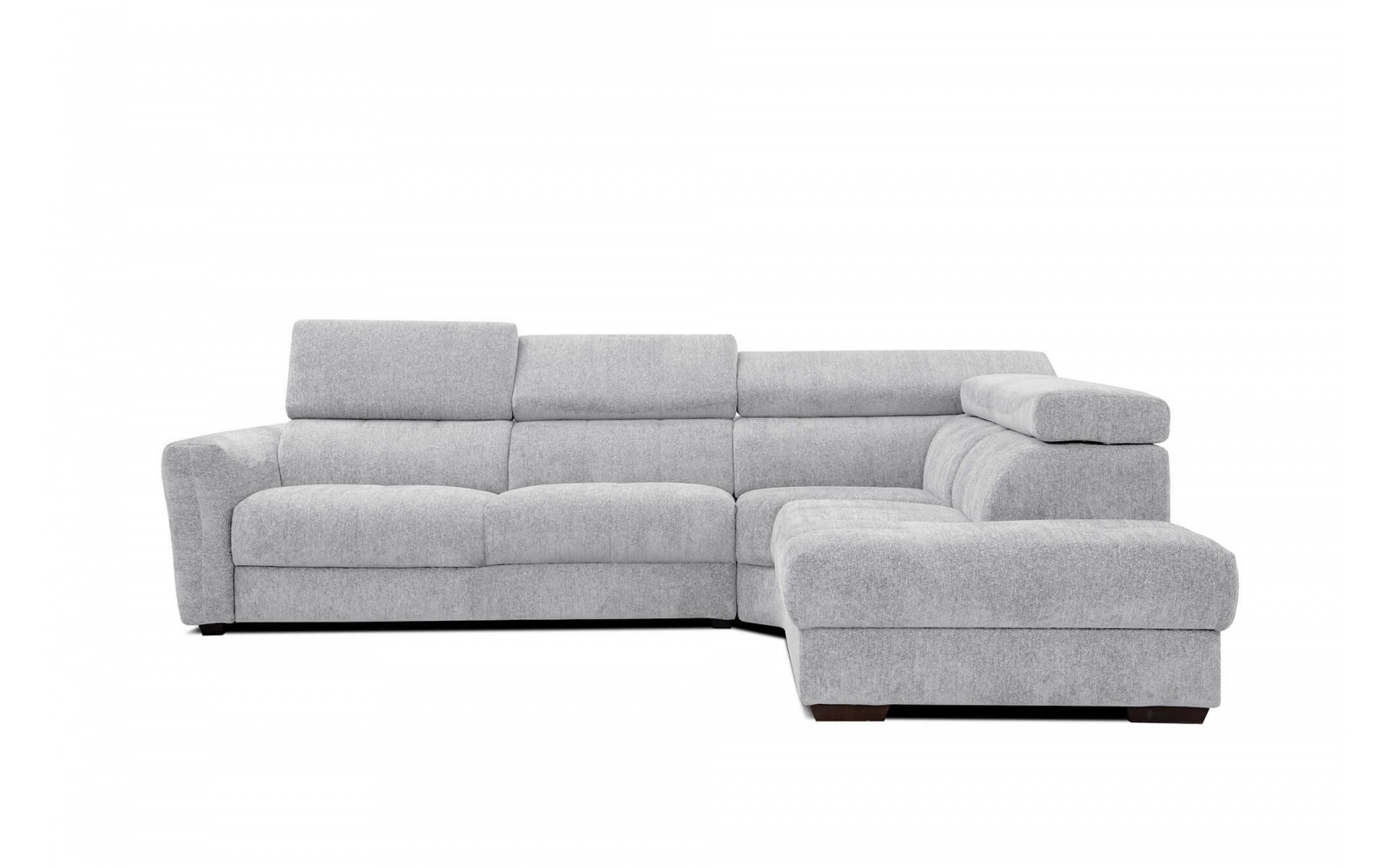 Ecksofa rechts mit verstellbaren Kopfstützen 5-Sitzer CALVERA