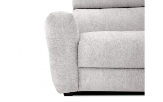 Ecksofa rechts mit verstellbaren Kopfstützen 5-Sitzer CALVERA