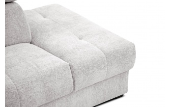 Ecksofa rechts mit verstellbaren Kopfstützen 5-Sitzer CALVERA