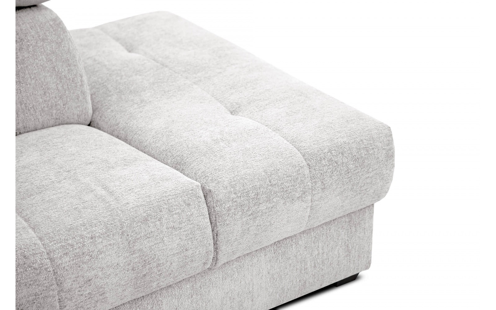 Ecksofa rechts mit verstellbaren Kopfstützen 5-Sitzer CALVERA