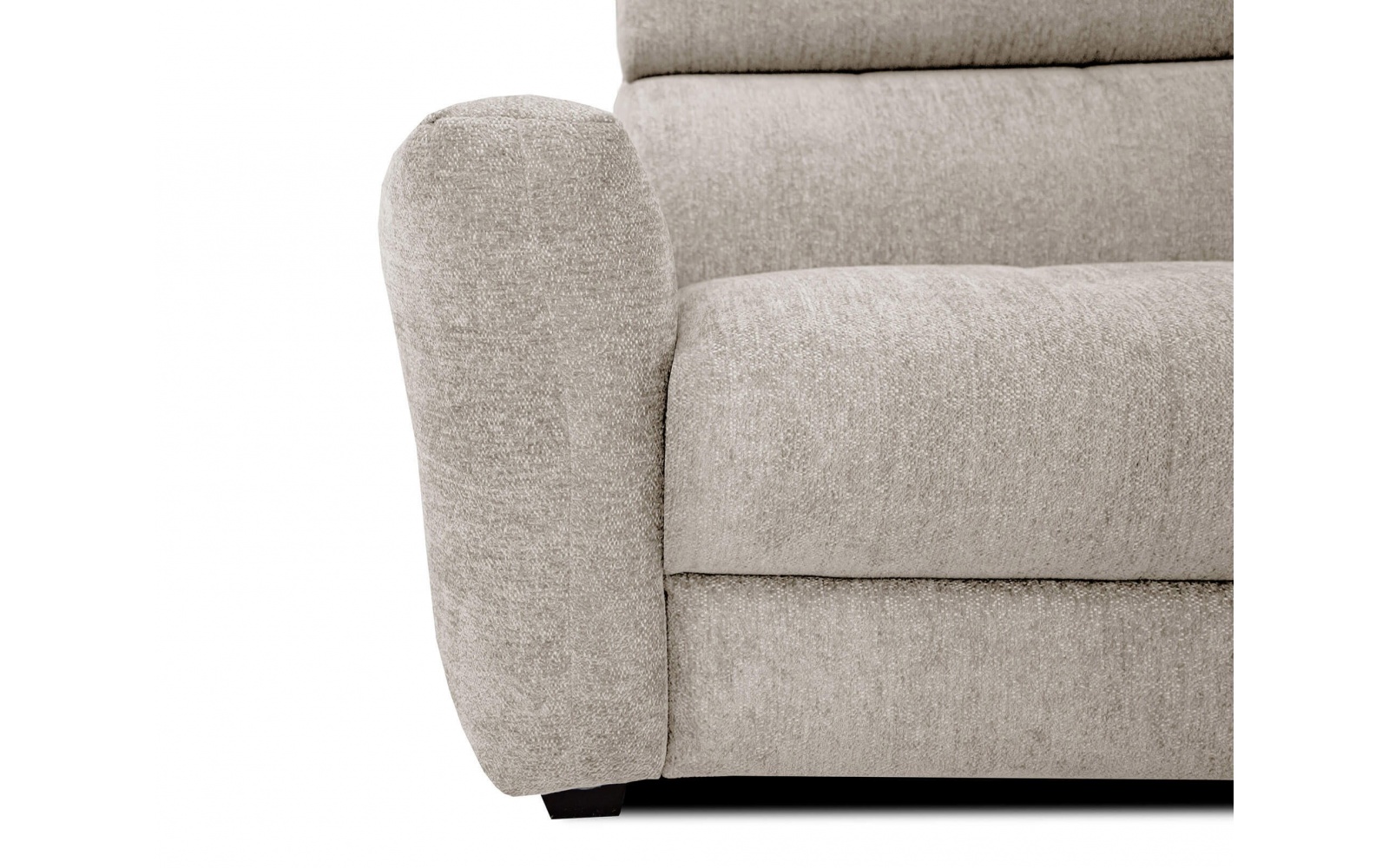 Ecksofa rechts mit verstellbaren Kopfstützen 5-Sitzer CALVERA