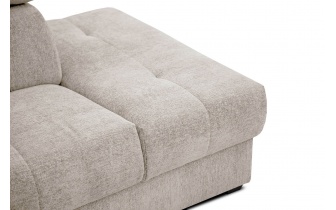 Ecksofa rechts mit verstellbaren Kopfstützen 5-Sitzer CALVERA