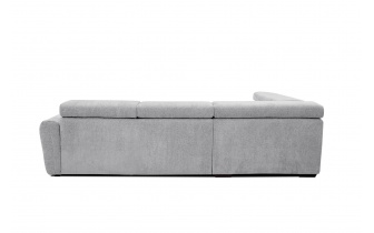 Ecksofa links mit verstellbaren Kopfstützen 5-Sitzer CALVERA