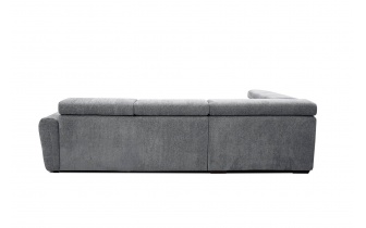 Ecksofa links mit verstellbaren Kopfstützen 5-Sitzer CALVERA