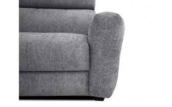 Ecksofa links mit verstellbaren Kopfstützen 5-Sitzer CALVERA