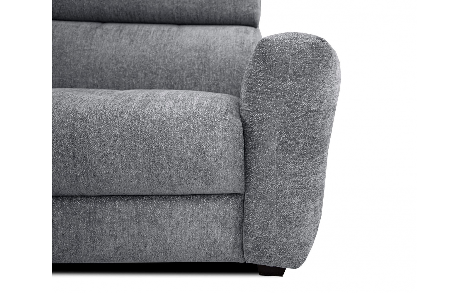 Ecksofa links mit verstellbaren Kopfstützen 5-Sitzer CALVERA