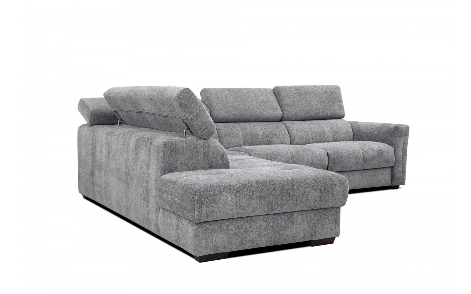 Ecksofa links mit verstellbaren Kopfstützen 5-Sitzer CALVERA