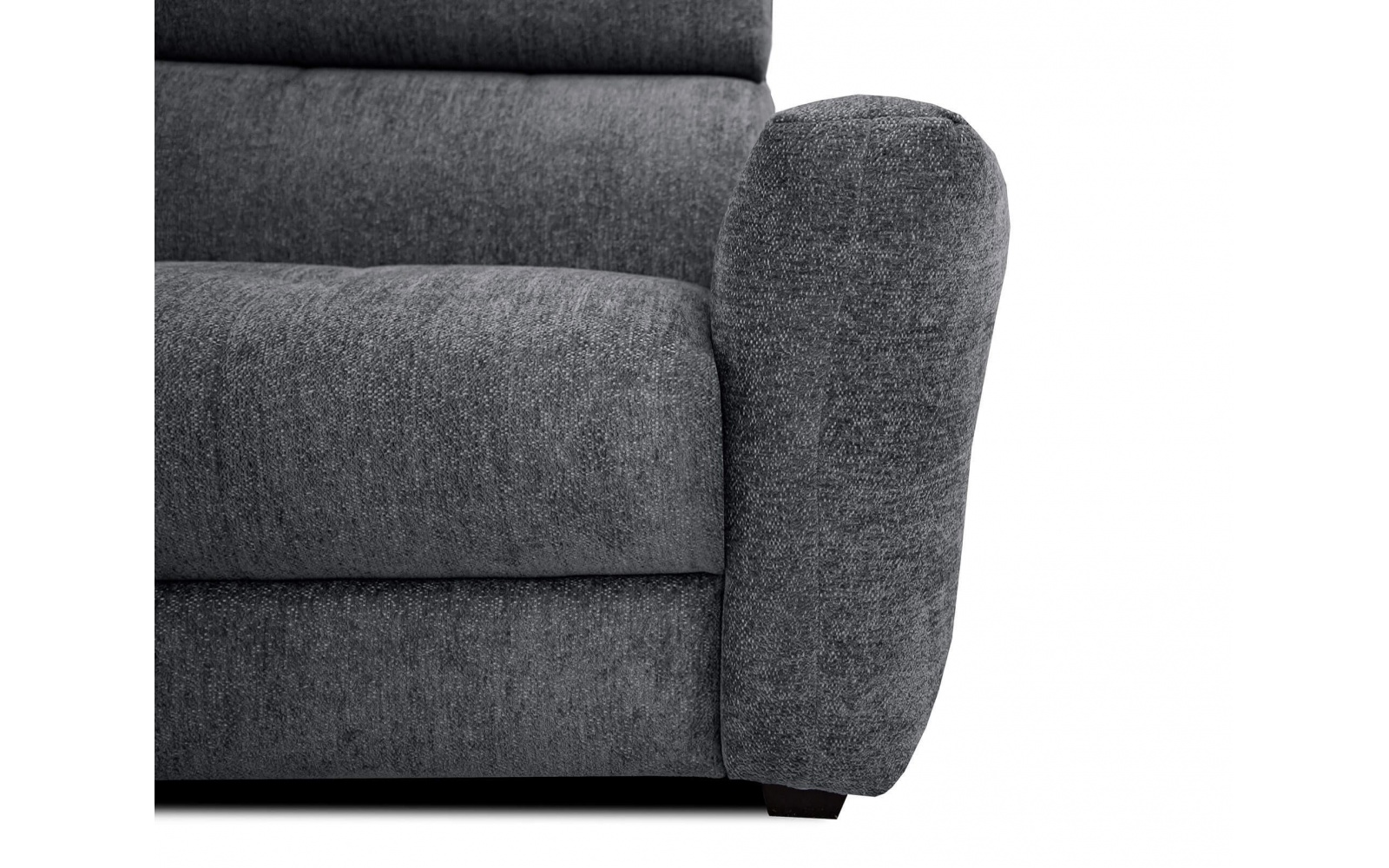 Ecksofa links mit verstellbaren Kopfstützen 5-Sitzer CALVERA