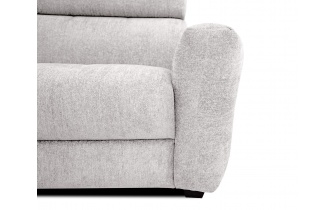 Ecksofa links mit verstellbaren Kopfstützen 5-Sitzer CALVERA