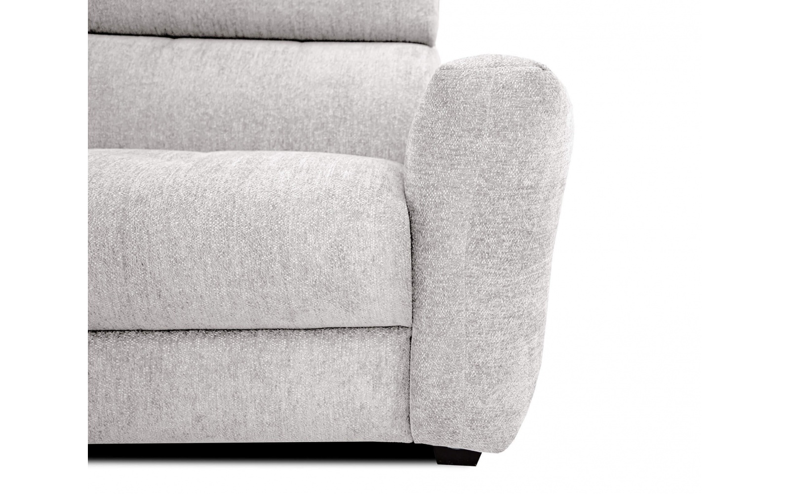 Ecksofa links mit verstellbaren Kopfstützen 5-Sitzer CALVERA