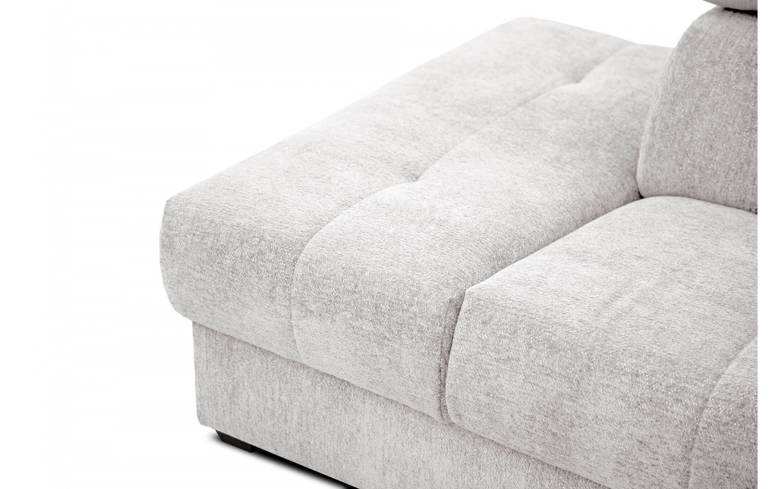 Ecksofa links mit verstellbaren Kopfstützen 5-Sitzer CALVERA