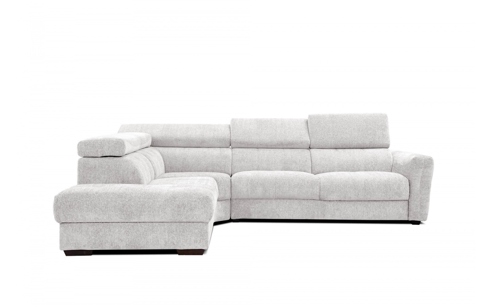 Ecksofa links mit verstellbaren Kopfstützen 5-Sitzer CALVERA