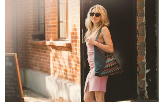 Buntes Stofftragetasche JADE