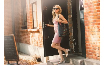 Buntes Stofftragetasche JADE