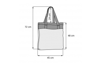 Punktmuster Stofftragetasche LEA