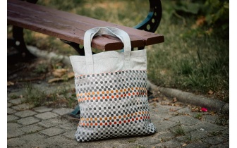Punktmuster Stofftragetasche LEA