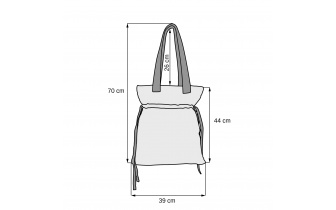 Zickzack Stofftragetasche EMMA