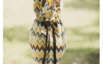 Zickzack Stofftragetasche EMMA