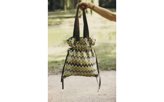 Zickzack Stofftragetasche EMMA