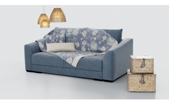 COSMO - Überwurf 135x200 cm mit Dekokissen