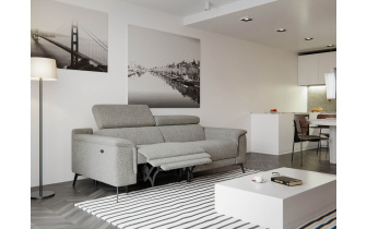 3-Sitzer Sofa mit Relaxfunktion auf der linken Seite FIERO