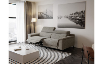 3-Sitzer Sofa mit Relaxfunktion auf der linken Seite FIERO