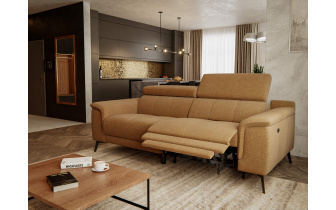 3-Sitzer Sofa mit Relaxfunktion auf der rechten Seite FIERO