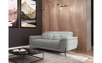 Sofa XXL 3-Sitzer mit verstellbaren Kopfstützen AVENA