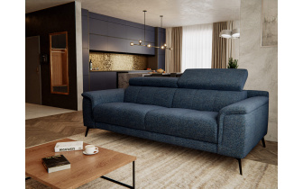 Sofa XXL 3-Sitzer mit verstellbaren Kopfstützen FIERO