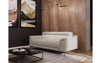 Sofa XXL 3-Sitzer mit verstellbaren Kopfstützen FIERO