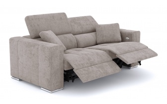 3-Sitzer Relaxsofa mit zwei elektrischen Relaxfunktionen QUARTZ