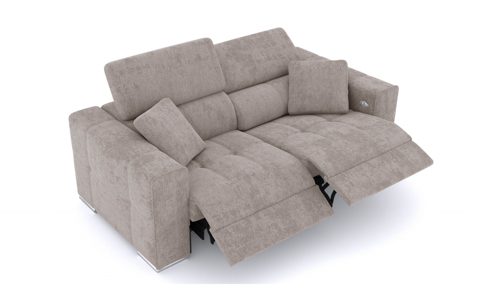 3-Sitzer Relaxsofa mit zwei elektrischen Relaxfunktionen QUARTZ