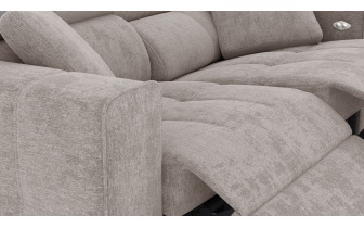 3-Sitzer Relaxsofa mit zwei elektrischen Relaxfunktionen QUARTZ