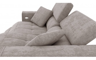 3-Sitzer Relaxsofa mit zwei elektrischen Relaxfunktionen QUARTZ