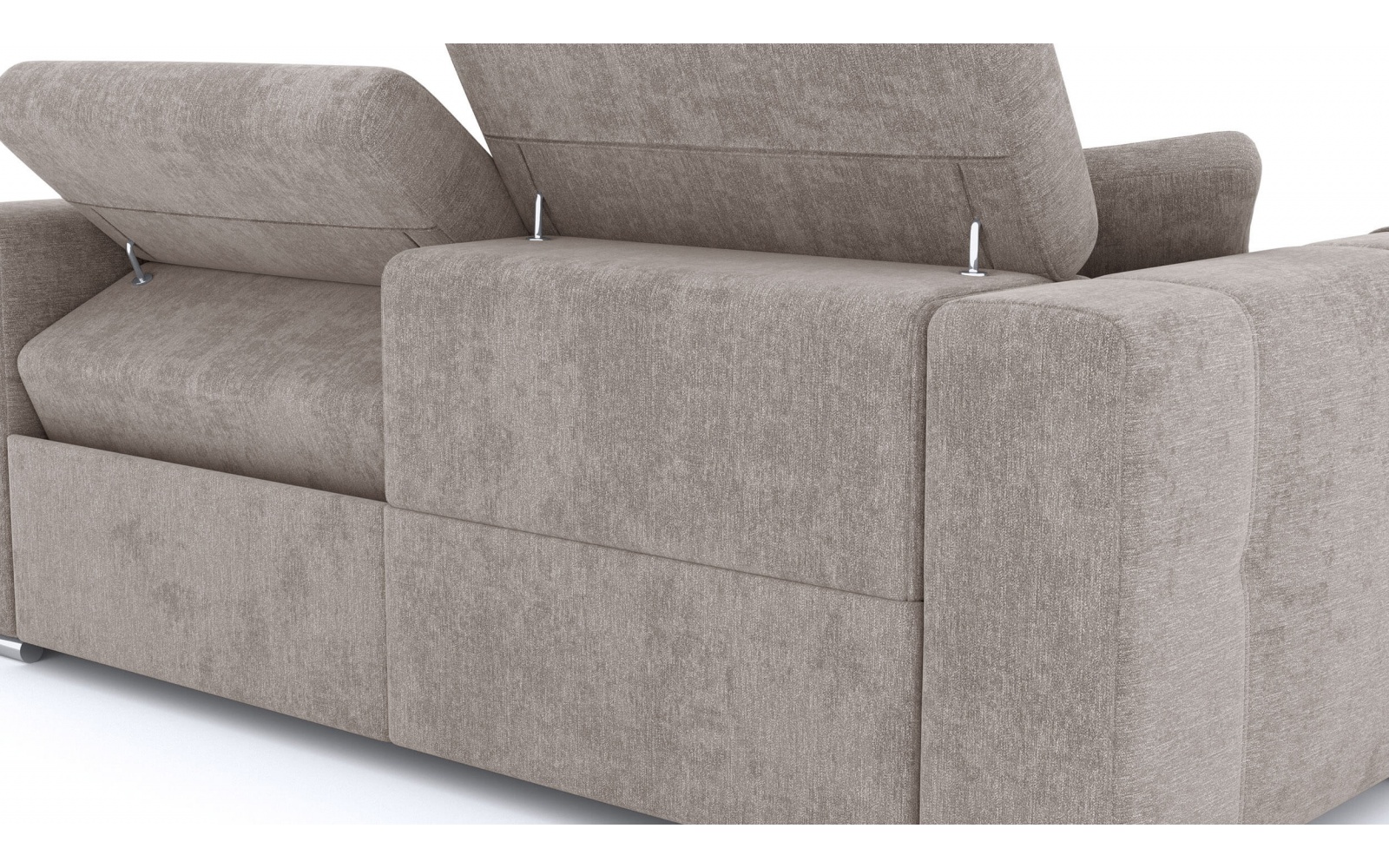 3-Sitzer Relaxsofa mit zwei elektrischen Relaxfunktionen QUARTZ