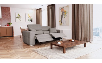 3-Sitzer Relaxsofa mit zwei elektrischen Relaxfunktionen QUARTZ