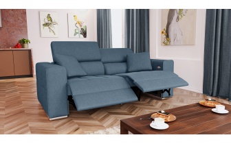 3-Sitzer Relaxsofa mit zwei elektrischen Relaxfunktionen QUARTZ
