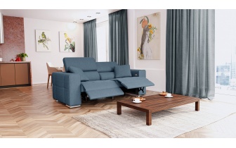 3-Sitzer Relaxsofa mit zwei elektrischen Relaxfunktionen QUARTZ