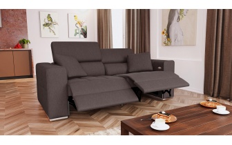 3-Sitzer Relaxsofa mit zwei elektrischen Relaxfunktionen QUARTZ