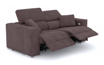 3-Sitzer Relaxsofa mit zwei elektrischen Relaxfunktionen QUARTZ