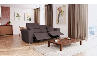 3-Sitzer Relaxsofa mit zwei elektrischen Relaxfunktionen QUARTZ