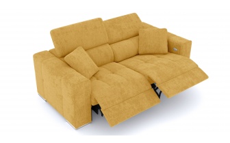 3-Sitzer Relaxsofa mit zwei elektrischen Relaxfunktionen QUARTZ