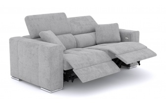 3-Sitzer Relaxsofa mit zwei elektrischen Relaxfunktionen QUARTZ
