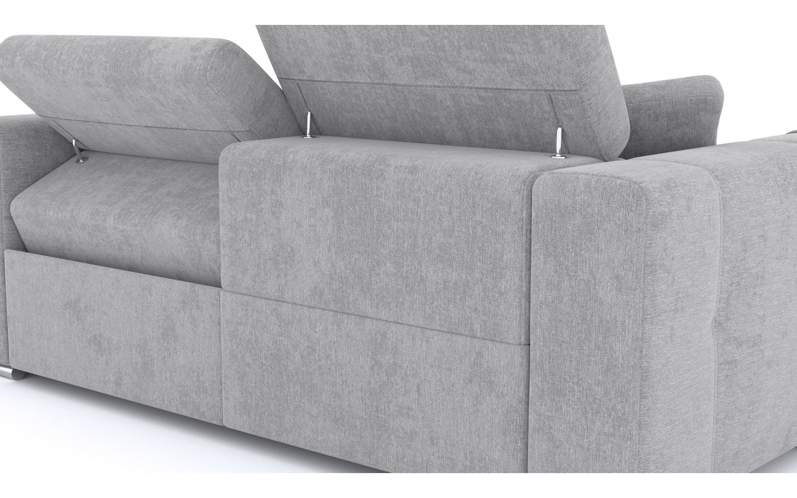 3-Sitzer Relaxsofa mit zwei elektrischen Relaxfunktionen QUARTZ