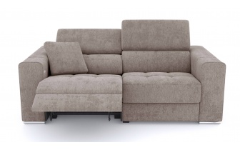 3-Sitzer Relaxsofa mit elektrischen Relaxfunktion auf der linken Seite QUARTZ