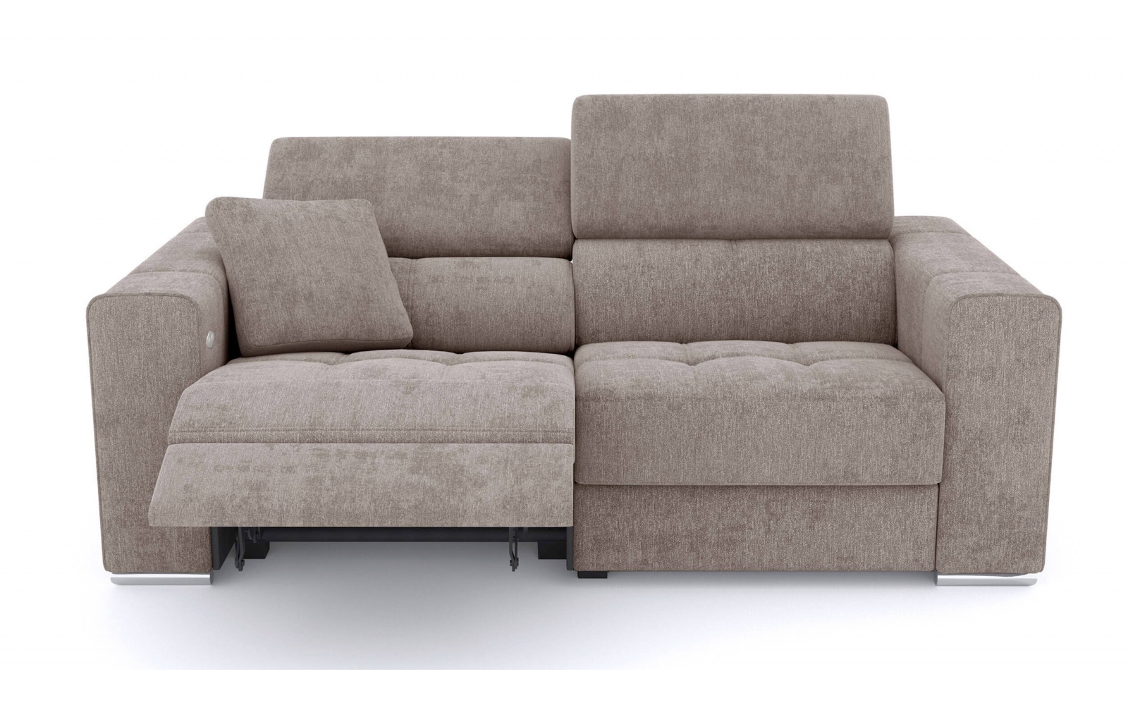 3-Sitzer Relaxsofa mit elektrischen Relaxfunktion auf der linken Seite QUARTZ