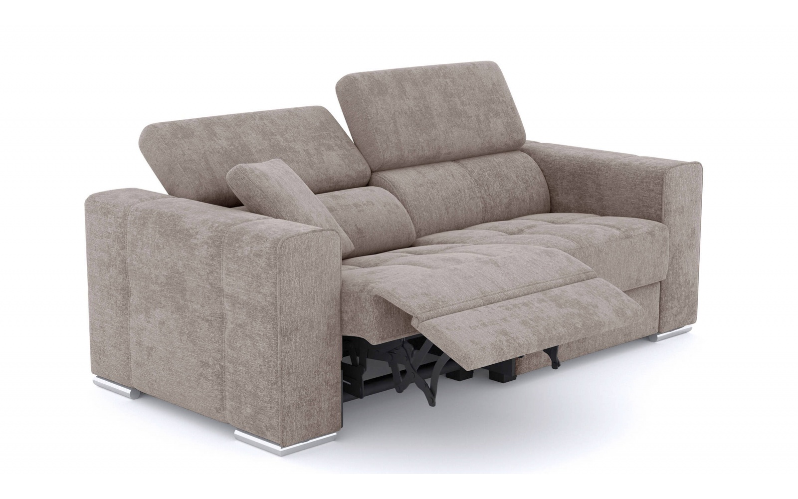 3-Sitzer Relaxsofa mit elektrischen Relaxfunktion auf der linken Seite QUARTZ