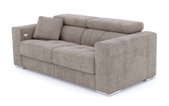 3-Sitzer Relaxsofa mit elektrischen Relaxfunktion auf der linken Seite QUARTZ