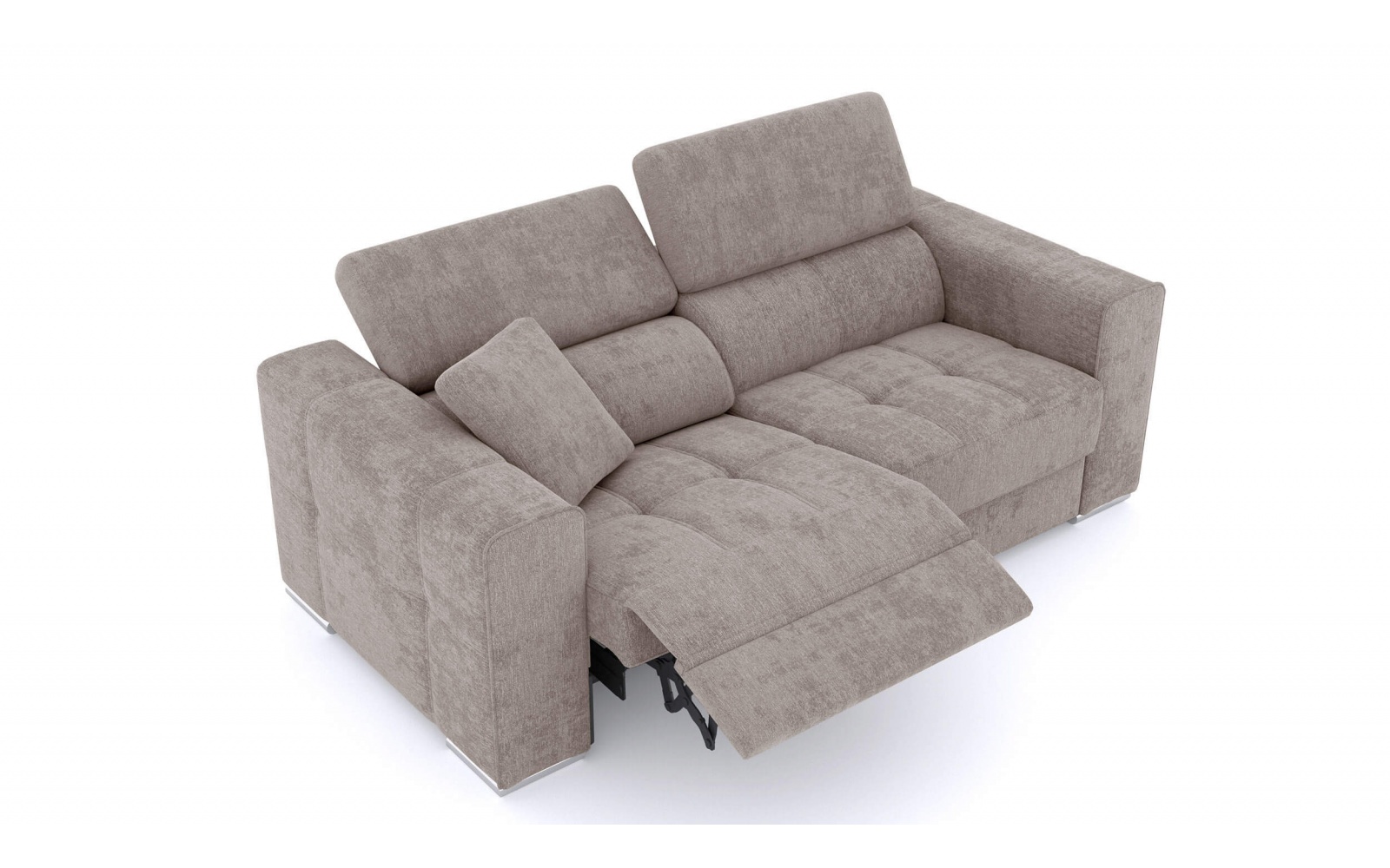 3-Sitzer Relaxsofa mit elektrischen Relaxfunktion auf der linken Seite QUARTZ