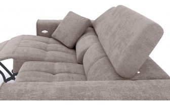 3-Sitzer Relaxsofa mit elektrischen Relaxfunktion auf der linken Seite QUARTZ